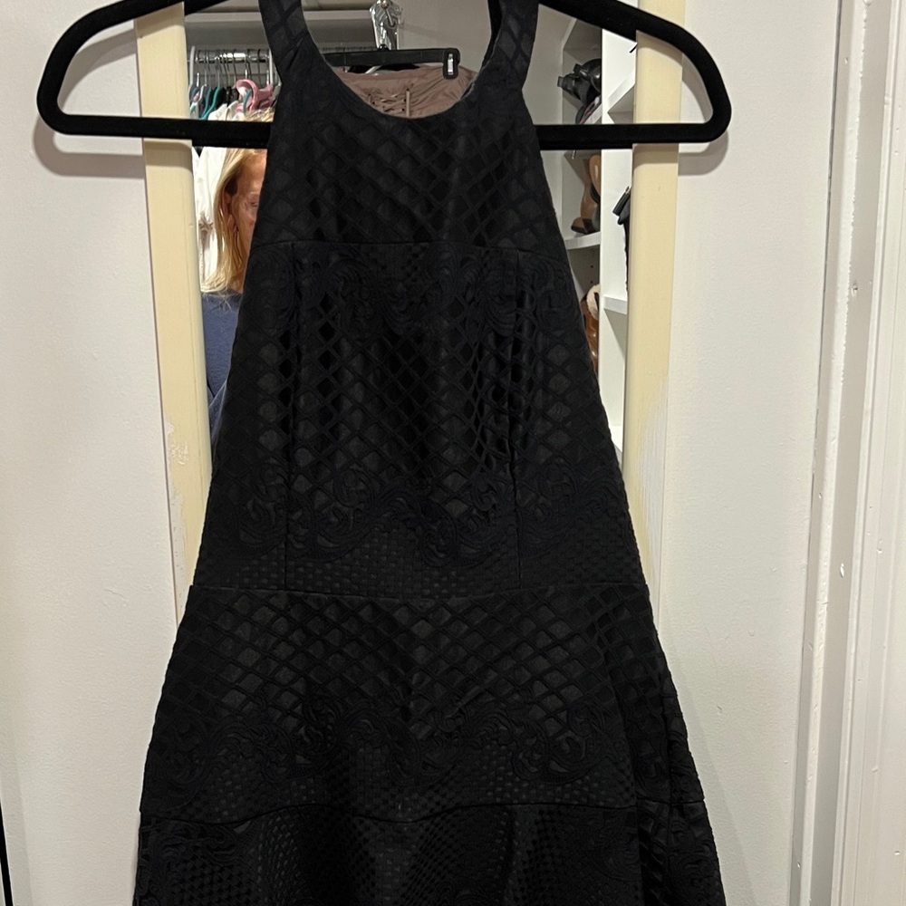 Parker Elegant Black Backless Dress